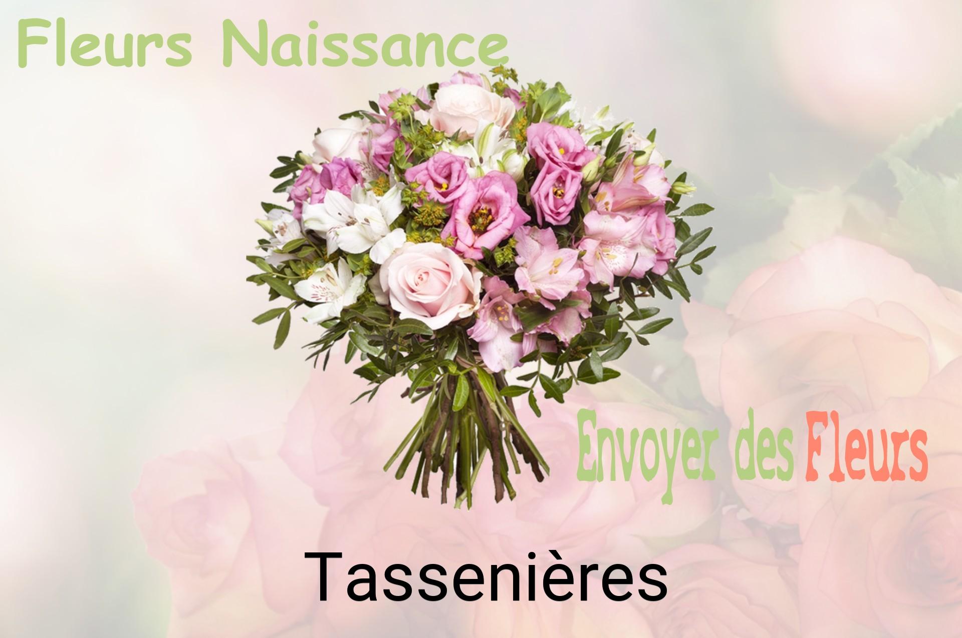 Bouquet de fleurs de naissance livré à Tassenières